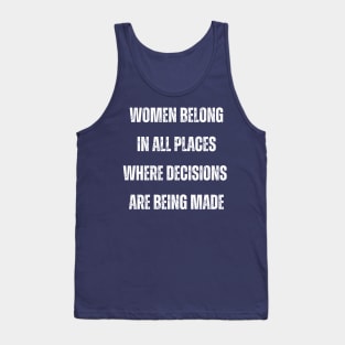 Women Belong Tank Top